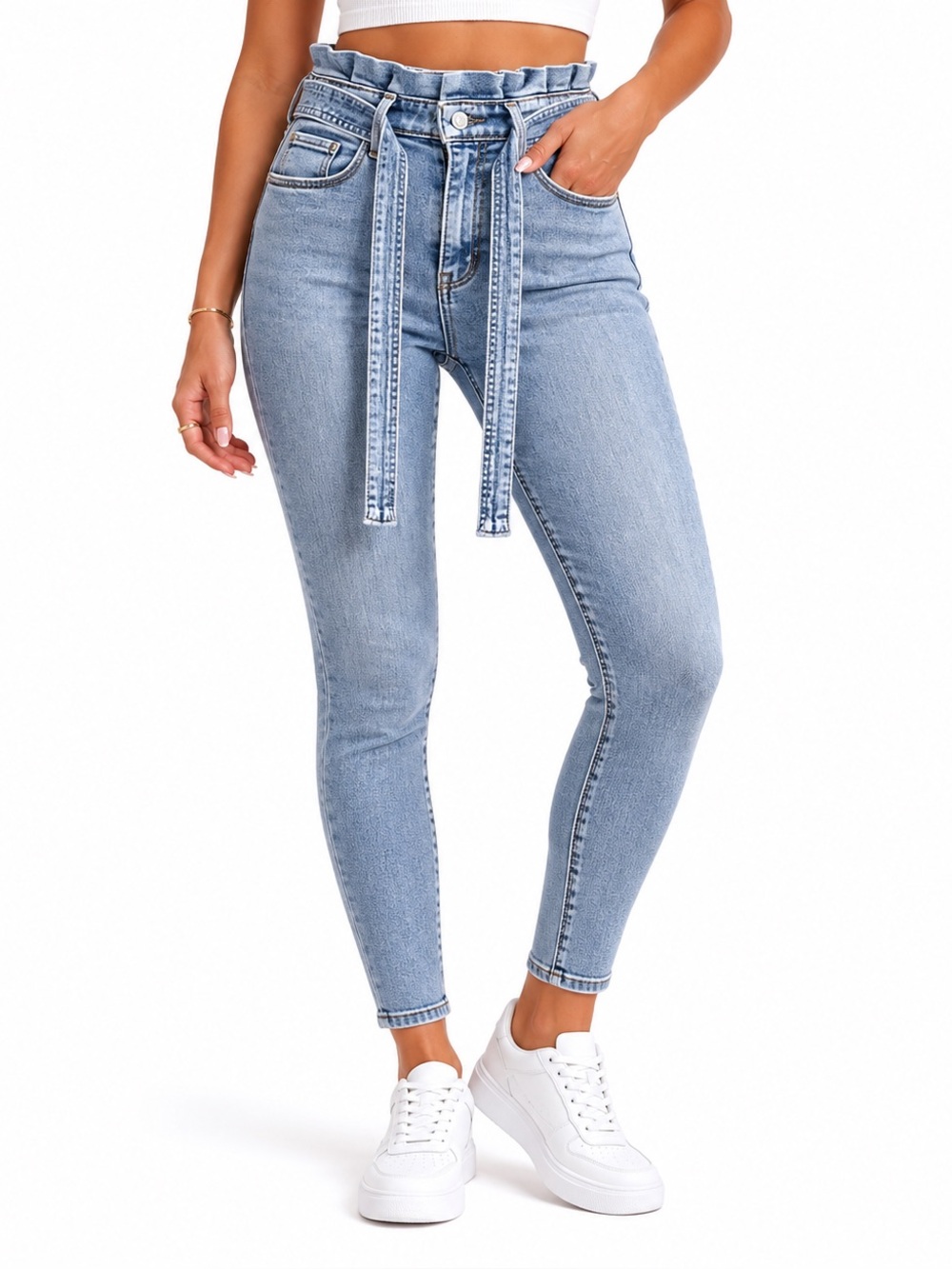 Abercrombie Fitch Ultra High Rise Super Skinny Ankle Jeans 24R Light Wash NWT